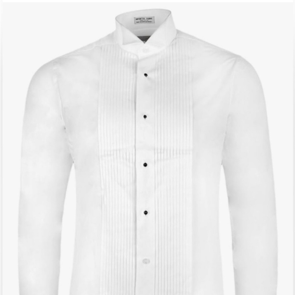 Kyle Thomas Tuxedo Shirt Size Medium 15.5” Neck 34/35 Sleeve